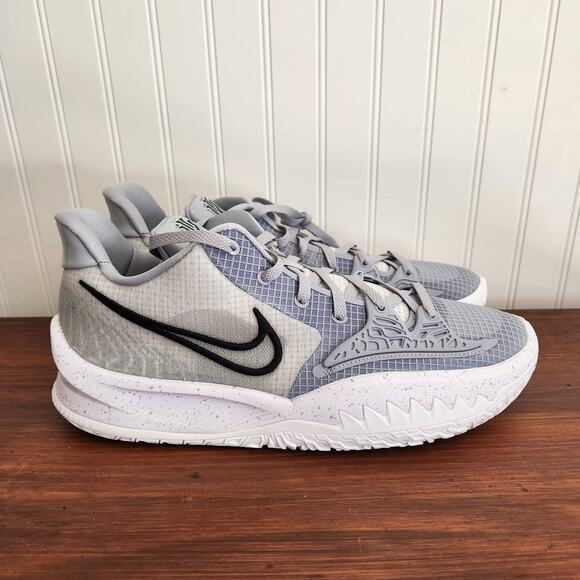 Nike Size 14.5M/16W Kyrie Low 4 TB Promo‎ Wolf Grey/Black New - Picture 5 of 13